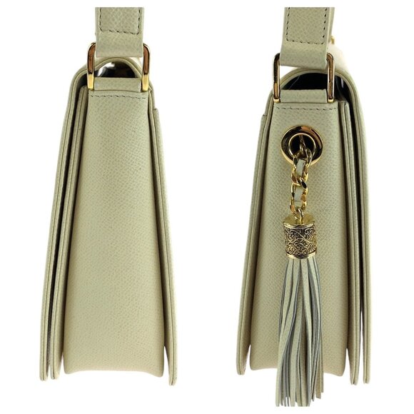 VALENTINO GARAVANI Vintage White Leather Shoulder Bag - Picture 9 of 11